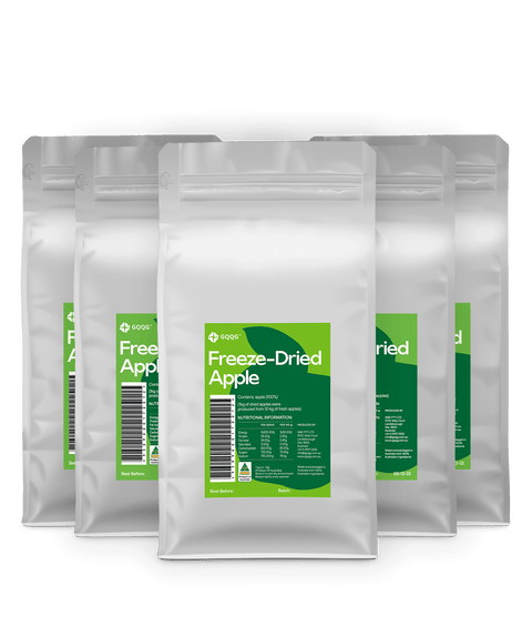 GQQG Freeze-dried Apple (diced), 5 kg - Wholesale