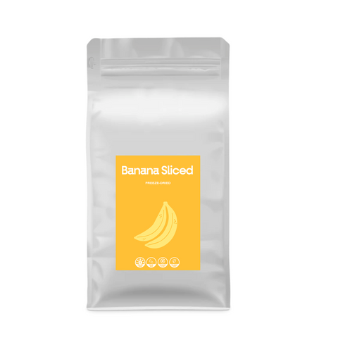 GQQG Freeze-dried Banana (sliced) - Retail