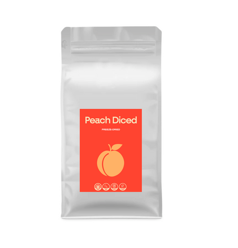GQQG Freeze-dried Peach (diced) - Retail